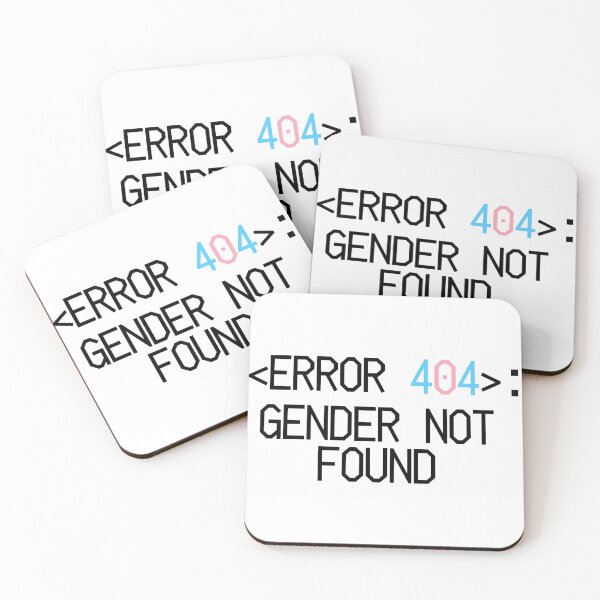 Item preview,  Error 404: Gender not found (Trans/nonbinary) designed and sold by CorneliusTul.