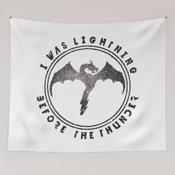Item preview, I Was Lightning Before Thunder Galaxy designed and sold by NewPrint.