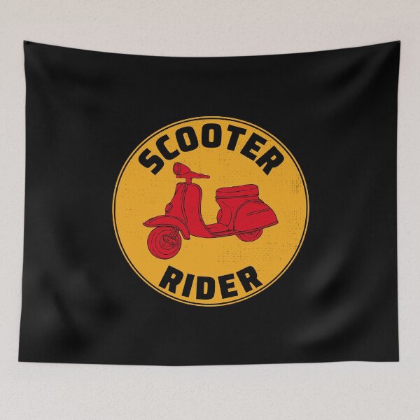 Item preview, Scooter Rider Scootering Motorbike Moped Bike designed and sold by CuteDesigns1.