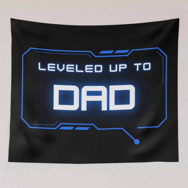 Item preview, Leveled Up To Dad designed and sold by TrendyTribe.