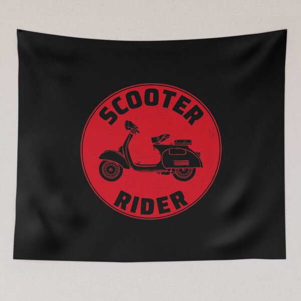Item preview, Scooter Rider Scootering Motorbike Moped Bike designed and sold by CuteDesigns1.