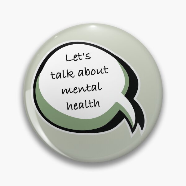 Item preview, Let's Talk About Mental Health designed and sold by RedFirecracker.