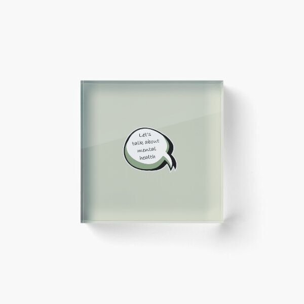 Item preview, Let's Talk About Mental Health designed and sold by RedFirecracker.
