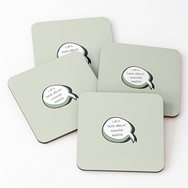 Item preview, Let's Talk About Mental Health designed and sold by RedFirecracker.