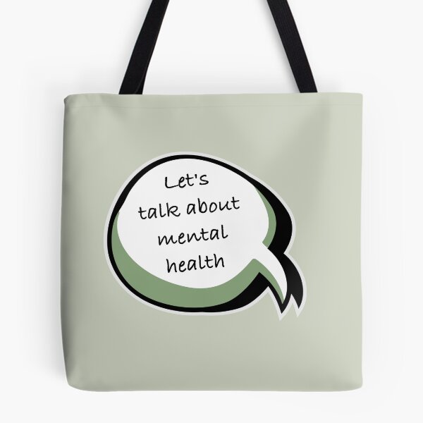 Item preview, Let's Talk About Mental Health designed and sold by RedFirecracker.