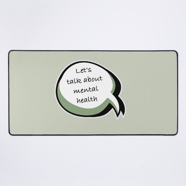 Item preview, Let's Talk About Mental Health designed and sold by RedFirecracker.