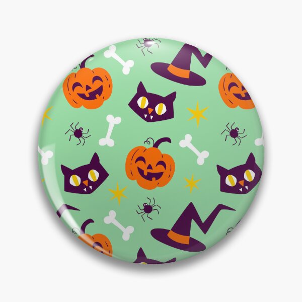 Item preview, Cute Halloween Pumpkin Pattern designed and sold by Catchy-Hut.