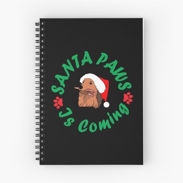 Aperçu de l'œuvre Santa Paws arrive chien de Noël créée et vendue par PetShoper.