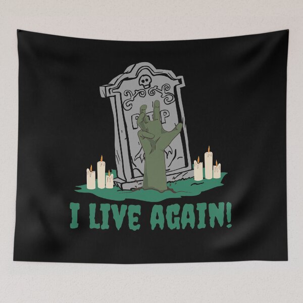 Item preview, I Live Again Grave Candles Rest In Peace Scary designed and sold by kubix81.