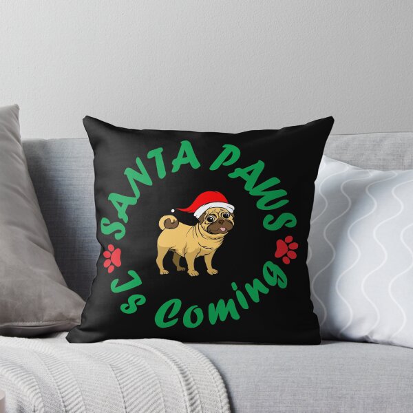 Aperçu de l'œuvre Santa Paws arrive chien de Noël créée et vendue par PetShoper.