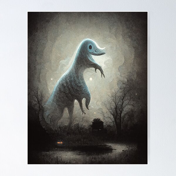 Item preview, ghost dinosaurs designed and sold by monsieurfux.