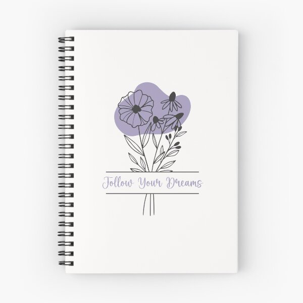 Item preview, Purple Abstract Line Art Wildflowers  designed and sold by HappyLifeCreate.