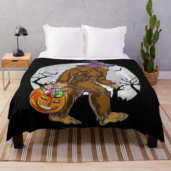 Item preview, Bigfoot Witch Pumpkin Halloween Girls Women Sasquatch Lovers designed and sold by cheerymid-cours.