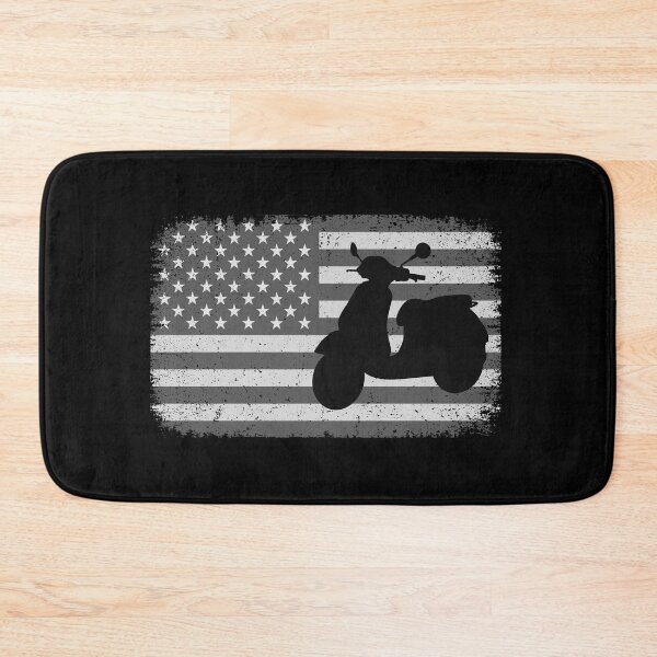 Item preview, American Flag Scooter Rider Scootering Motorbike designed and sold by CuteDesigns1.
