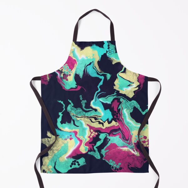Item preview, Cyan Acrylic pour  designed and sold by Moniartprints.