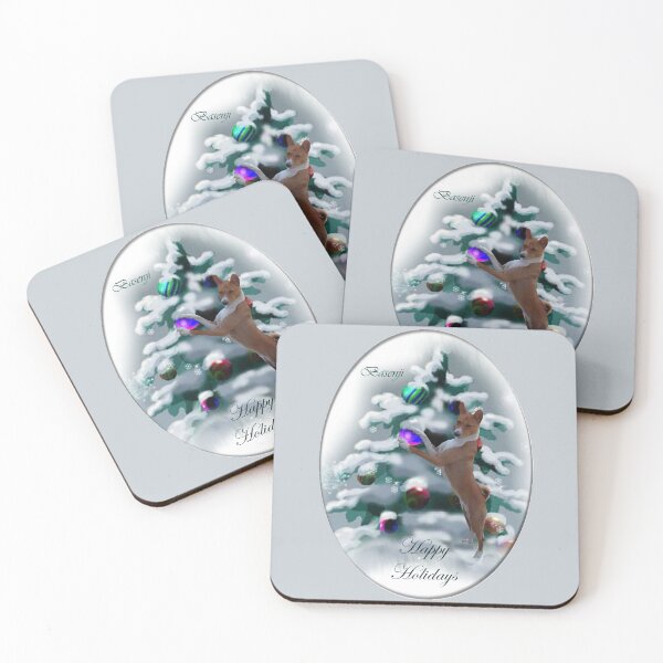 Item preview, Basenji Christmas Art Gifts designed and sold by springdaleshops.