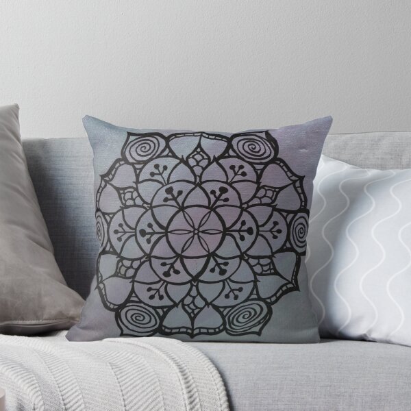Item preview, SPOT ON MANDALA ~ SACRED GEOMETRY FOR THE SOUL~ PURPLE, BLUE designed and sold by Ann Chatfield.