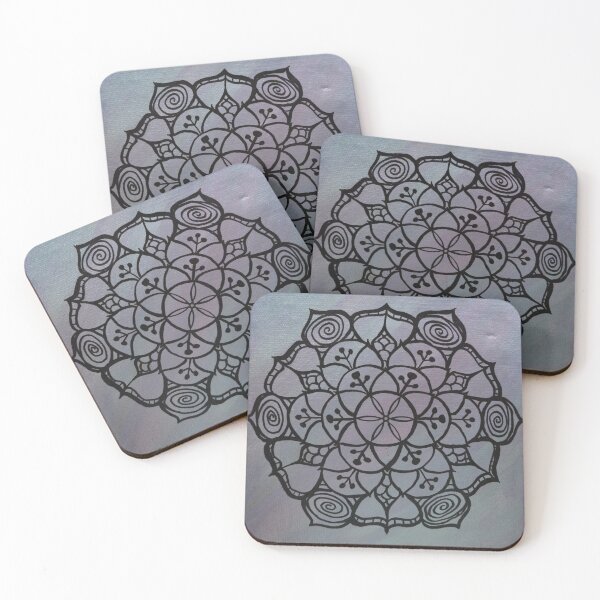 Item preview, SPOT ON MANDALA ~ SACRED GEOMETRY FOR THE SOUL~ PURPLE, BLUE designed and sold by Ann Chatfield.