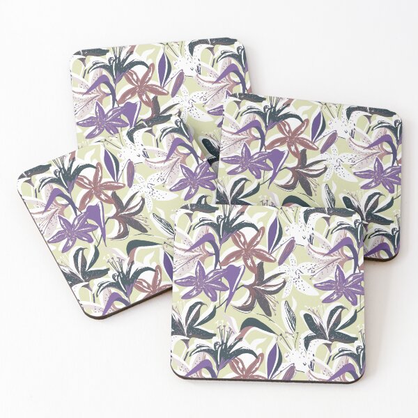 Item preview, Garden lilies pattern designed and sold by stavina.