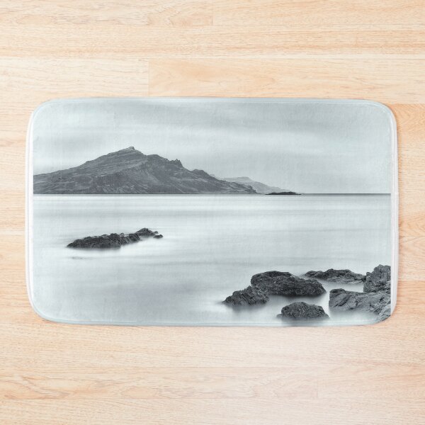 Item preview,  Ben Tianavaig from Braes Beach, Trotternish Skye. Mono. designed and sold by PhotosEcosse.
