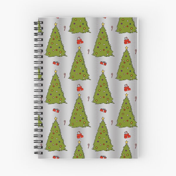 Item preview, Green Christmas Tree on Silver Pattern designed and sold by ellenhenry.