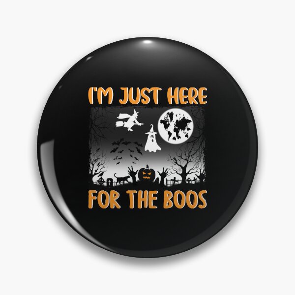 Item preview, i`m just here for the boos t shirt design For Halloween Day designed and sold by MarvellTeeZone.