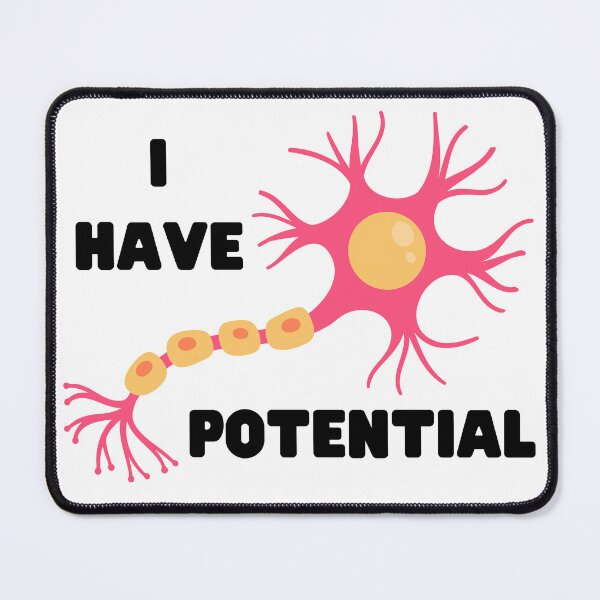 Item preview, I Have Potential Pink Neuron  designed and sold by Katherine Winner.