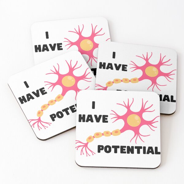Item preview, I Have Potential Pink Neuron  designed and sold by Katherine Winner.