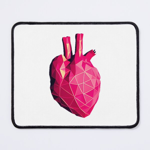 Item preview, Polygon heart realistic designed and sold by marjard.