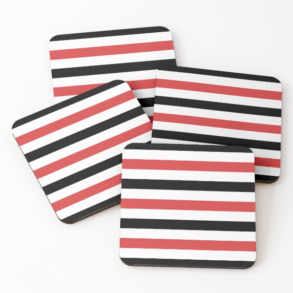 Item preview, Red Black and White Stripes designed and sold by tonymagnerart.