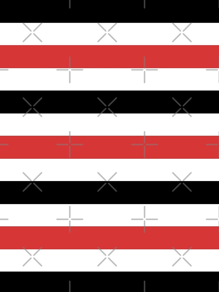 Red Black and White Stripes