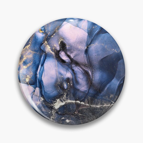 Item preview, Sparkling Navy Blue Abstract Art  designed and sold by ANZI-Shop.