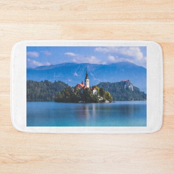 Item preview, Lake Bled, Bled, Slovenia, Beautiful Lake Mountain Views designed and sold by newburyboutique.