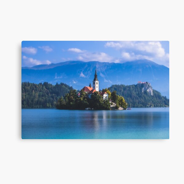 Item preview, Lake Bled, Bled, Slovenia, Beautiful Lake Mountain Views designed and sold by newburyboutique.