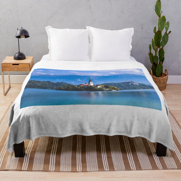 Item preview, Lake Bled, Bled, Slovenia, Beautiful Lake Mountain Views designed and sold by newburyboutique.