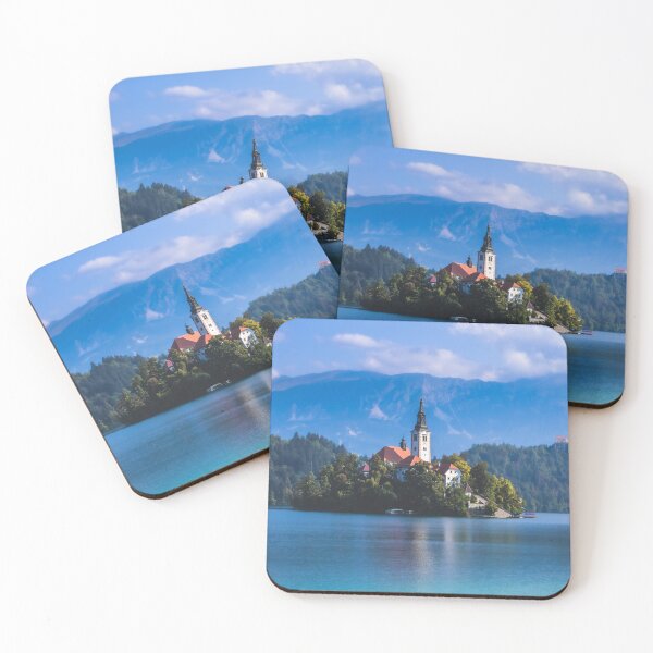Item preview, Lake Bled, Bled, Slovenia, Beautiful Lake Mountain Views designed and sold by newburyboutique.