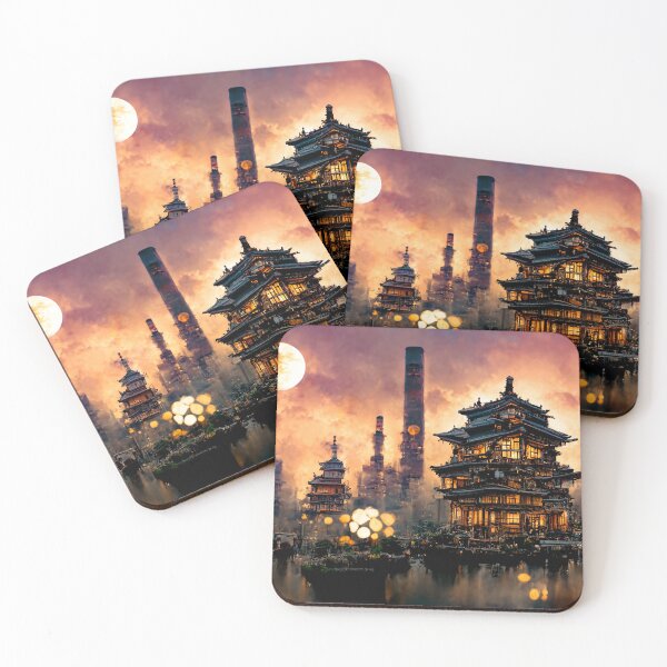 Item preview, Dystopian cityscape - colors designed and sold by Lyxy.