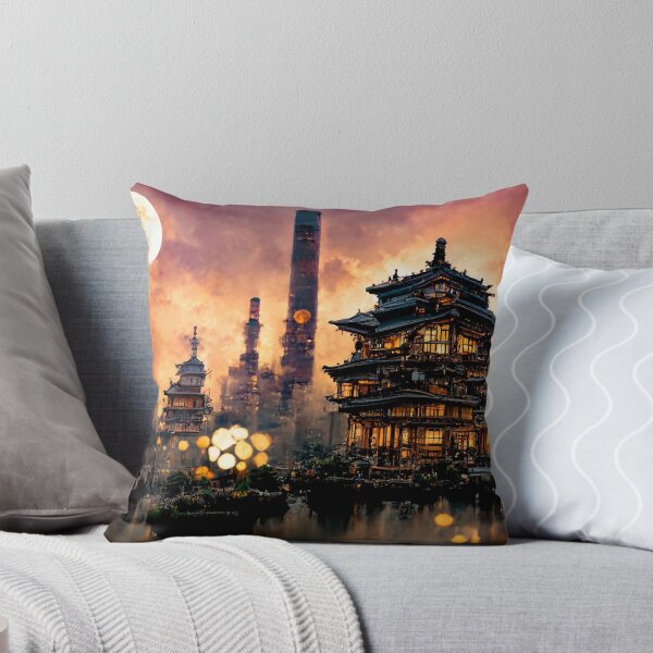 Item preview, Dystopian cityscape - colors designed and sold by Lyxy.