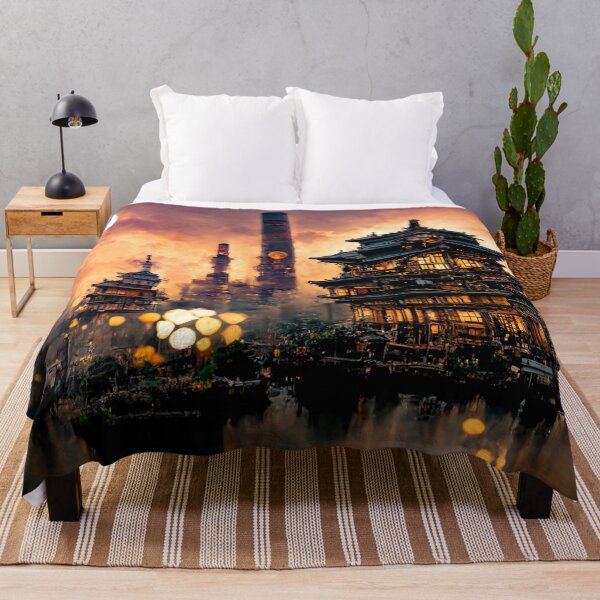Item preview, Dystopian cityscape - colors designed and sold by Lyxy.