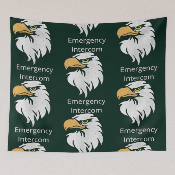 Item preview, emergency intercom    designed and sold by happilidesigned.