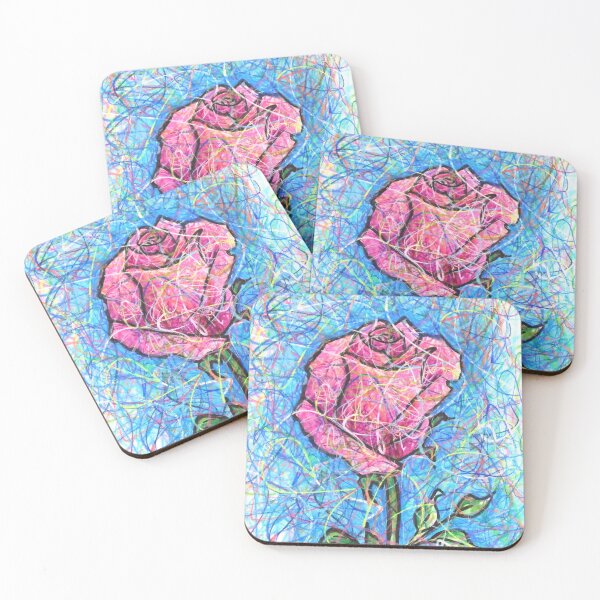 Artikelvorschau, Pinke Rose entworfen und verkauft von Kitslam Art.