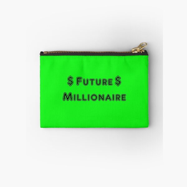 Item preview, Iskybibblle Products|  Future Millionaire BLACK AND GREEN designed and sold by Iskybibblle.
