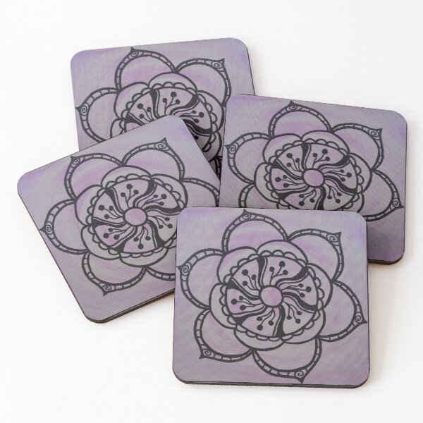 Item preview, ANGELS AMONG US MANDALA ~ SACRED GEOMETRY FOR THE SOUL~ PURPLE designed and sold by Ann Chatfield.