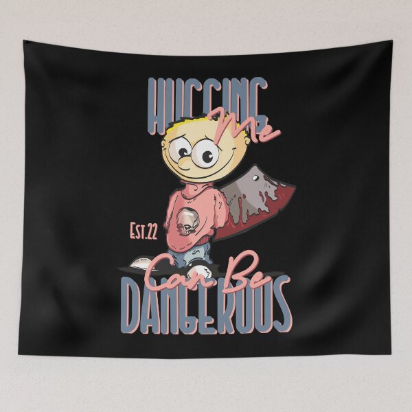 Item preview, HUGGING ME CAN BE DANGEROUS designed and sold by GAADesignz.