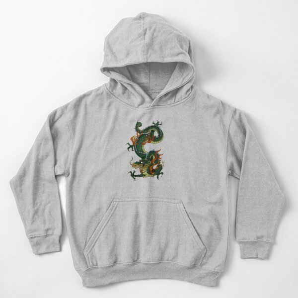 Green Dragon Kids Pullover Hoodie