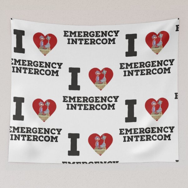 Item preview, emergency intercom                                designed and sold by happilidesigned.