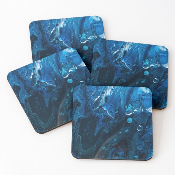 Item preview, Royal Blue Abstract Art  designed and sold by ANZI-Shop.