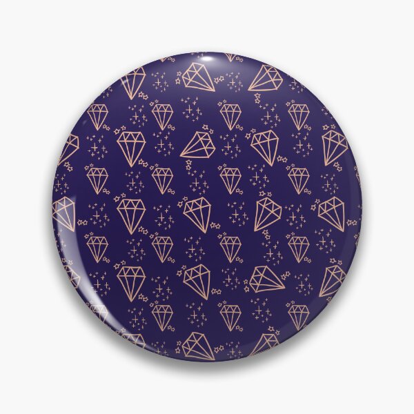 Item preview,  Diamond Pattern Blue Gold designed and sold by Suzy Perez Art.