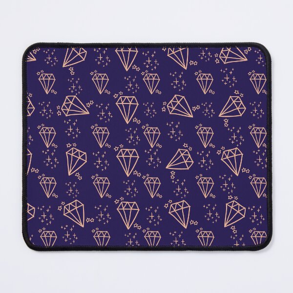 Item preview,  Diamond Pattern Blue Gold designed and sold by Suzy Perez Art.