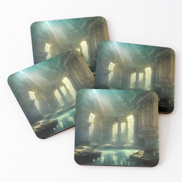 Item preview, Deserted Water Temple Concept Art designed and sold by RadicalWombat.